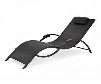 Шезлонг (лежак) Relax серый