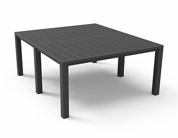 Раскладной стол Джули (JULIE DOUBLE TABLE) графит