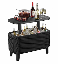 Стол Беви Бар (Bevy Bar Large Cool Bar), графит