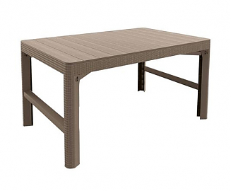 Раскладной стол Лион (Lyon rattan table) капучино