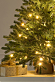 Ель настольная литая с лампочками Версальская