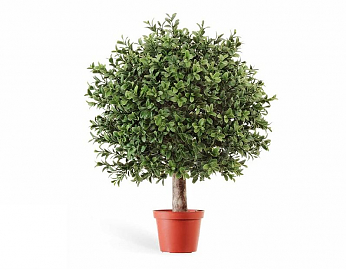 Самшит Шар искусственный TREEZ Collection уличный на коротком стволе