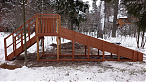 Зимняя горка Савушка зима 2 (скат 5м)