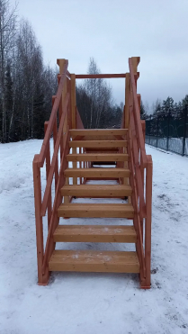 Зимняя горка Савушка зима 2 (скат 5м)