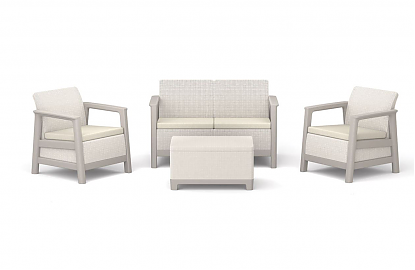 Комплект мебели Сканди (Scandi Linea 2 Seater Set) светло бежевый
