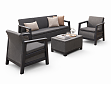 Комплект мебели Сканди (Scandi Linea 3 Seater Set ) графит