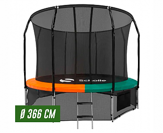 Батут Scholle Space Twin Green/Orange 12FT (3.66 м)