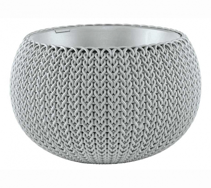 Кашпо Cozies M подвесное (серый)