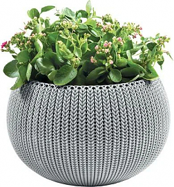 Кашпо Cozies M подвесное (серый)