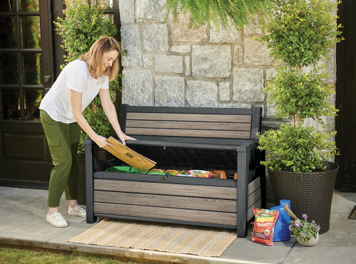 Скамья - сундук Дэко (Deco Garden Bench Ashwood) 227 л ясень