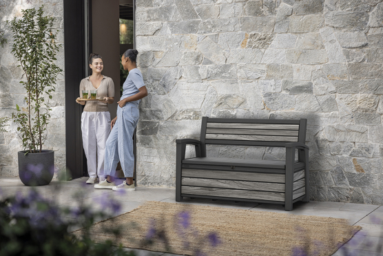Скамья - сундук Дэко (Deco Garden Bench Ashwood) 227 л ясень
