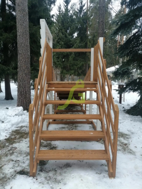 Зимняя горка "IgraGrad Snow Fox", 5м. мод.2
