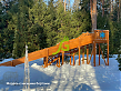 Зимняя деревянная горка "IgraGrad Snow Fox", скат 8 м
