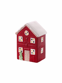 Домик с подсветкой Fredensborg из коллекции New Year Essential, 13 см
