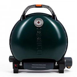 Газовый гриль O-GRILL 700T black-green + адаптер А