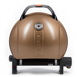Газовый гриль O-GRILL 900MT bicolor black-gold + адаптер А