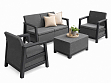 Комплект мебели Сканди (Scandi Linea 2 Seater Set) графит