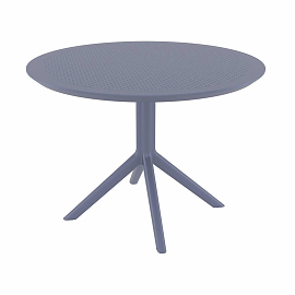 Стол пластиковый Sky Table 105 (темно-серый)